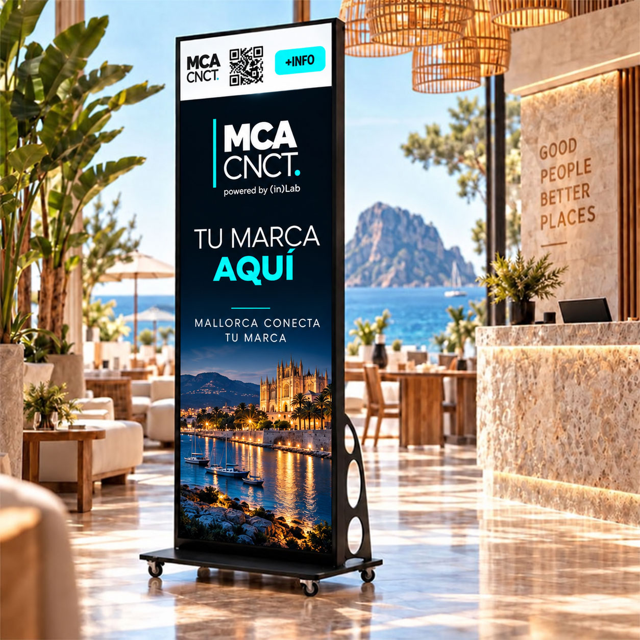 Publicidad DOOH: anuncios sueltos en lista de reproducción compartida — MCA CNCT