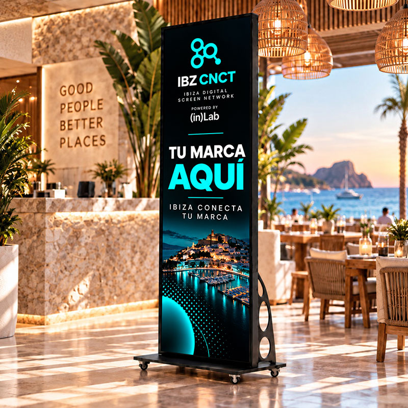 Displays en exclusiva para publicidad DOOH en Mallorca — MCA CNCT